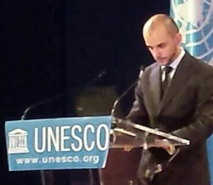 Francesco Glorioso, working at the United Nations - UNESCO